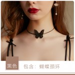 Guiruo Fun Underwear Network Red Super Immortal Collar Chain Sexy 3D Girl Butterfly Necklace Fashion Accessories p12