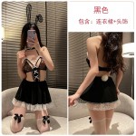 Guiruo Fun Underwear Sexy Hollow Lace COS Rabbit Girl Role Playing Uniform Temptation Set 2927