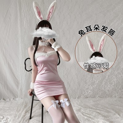 Guiruo Fun Lingerie Velvet Sexy and Cute Rabbit Girl Role Playing Bed Fury Uniform Temptation Set 1115