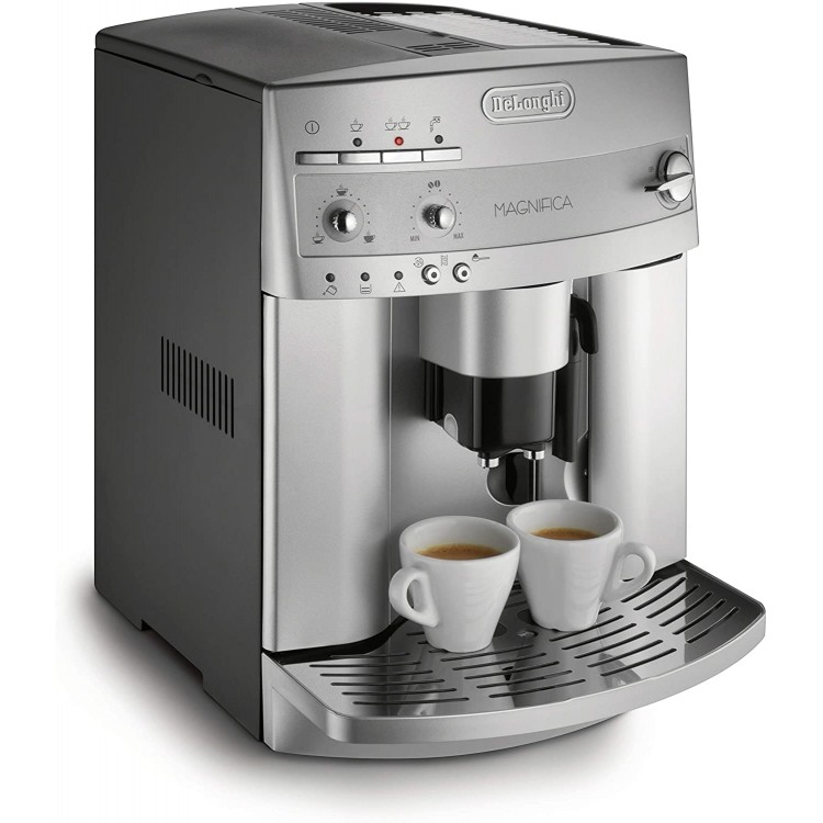 De'Longhi ESAM3300 Magnifica Super Automatic Espresso & Coffee Machine, Silver