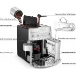 De'Longhi ESAM3300 Magnifica Super Automatic Espresso & Coffee Machine, Silver