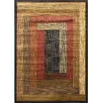 Home Dynamix Vega Modern Area Rug, Geometric Black/Brown/Red 7&#39;8&#34; X 10&#39;4&#34; Rectangle