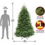 National Tree Company Artificial Full Christmas Tree, Green, Dunhill Fir, Includes Stand, 7.5 Feet