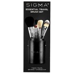 Sigma Beauty Essential Travel Brush Set, 7 Brushes, Brush Cup Included