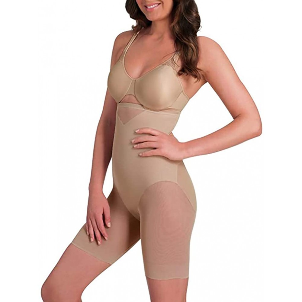 Miraclesuit Shapewear Extra Firm Sexy Sheer Shaping Hi Waist Thigh Slimmer