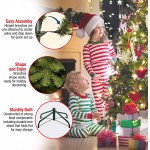 National Tree Company Pre-Lit Artificial Full Christmas Tree, Green, Dunhill Fir, White Lights, Includes Stand, 9 Feet