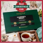 VAHDAM, Assorted Tea Bag Sampler - 8 Tea Flavors, 40 Tea Bags | Black Tea, Green Tea, Oolong Tea, Chai Tea, Herbal Tea | Best Holiday &amp; Christmas Gifts for Women &amp; Men | Christmas Tea Gift Box