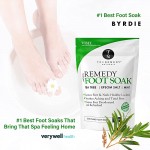 Tea Tree Oil Foot Soak with Epsom Salt &amp; Mint, Feet Soak Helps Toenail System, Athletes Foot &amp; Stubborn Foot Odor - Foot Bath Salt Softens Calluses &amp; Soothes Sore Tired Feet, 14 Ounce