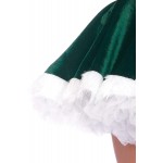 Leg Avenue Costume - 2 Piece Mrs Claus Costume Set - Velvet Hooded Dress With Belt For Christmas