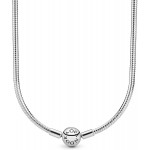 Pandora Jewelry Moments Snake Chain Charm Sterling Silver Necklace