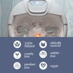 artnaturals Foot Spa Massager - Lights &amp; Bubbles - Heated - Temperature Control - Soothe &amp; Relax Tired Feet w/ All in One Therapeutic Home Salon &amp; Massager Tub - Foot Bath Pedicure