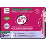 GENIAL DAY Organic Period Kit, Mix of 9 Packs (Regular 3, Heavy Flow 2, Liners 4)