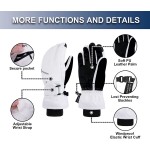 ANDORRA Women&#39;s Waterproof Touchscreen Ski Gloves