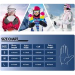 ANDORRA Women&#39;s Waterproof Touchscreen Ski Gloves