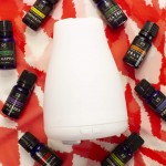 Aromatherapy Top 8 Essential Oil and Diffuser Gift Set - Peppermint, Tea Tree, Lavender &amp; Eucalyptus - Auto Shut-Off and 7 Color LED Lights - Therapeutic Grade Oils by Radha Beauty