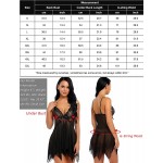 Avidlove Lingerie for Women Lace Babydoll Sleepwear Boudoir Outfits Plus Size Langeray S-5XL