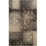 SUPERIOR Designer Bristol Brown Area Rug (4&#39; x 6&#39;)