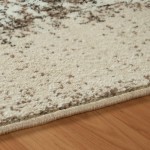 SUPERIOR Designer Bristol Brown Area Rug (4&#39; x 6&#39;)