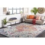 Artistic Weavers Odelia Vintage Bohemian Area Rug ,12&#39; x 15&#39;, Orange/Navy