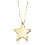 Ross-Simons Italian 14kt Yellow Gold Star Necklace