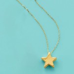 Ross-Simons Italian 14kt Yellow Gold Star Necklace