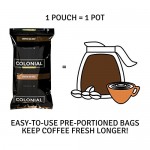 European Style Dark Roast Pre-Measured 2.5 OZ Ground Coffee Fraction Packs, 100 Pouches/box, Dark Roast, For Drip Coffee Makers