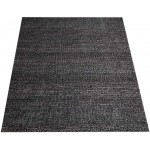 Rugsotic Carpets Hand Woven Jute 5&#39;x8&#39; Eco-Friendly Area Rug Solid Charcoal J00027