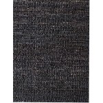 Rugsotic Carpets Hand Woven Jute 5&#39;x8&#39; Eco-Friendly Area Rug Solid Charcoal J00027