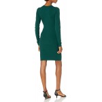 Lark &amp; Ro Women&#39;s Long Sleeve Faux Wrap Sheath Dress