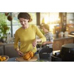 Philips Kitchen Appliances Digital Twin TurboStar Airfryer XXL, with Fat Removal Technology, 3 Lbs, Black, HD9650/96