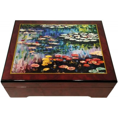 The San Francisco Music Box Company Monet Water Lilies Music Box