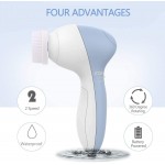 Facial Cleansing Brush [Newest 2021], PIXNOR Waterproof Face Spin Brush with 7 Brush Heads for Deep Cleansing, Gentle Exfoliating, Removing Blackhead, Massaging