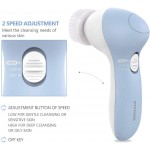 Facial Cleansing Brush [Newest 2021], PIXNOR Waterproof Face Spin Brush with 7 Brush Heads for Deep Cleansing, Gentle Exfoliating, Removing Blackhead, Massaging