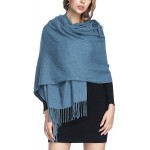 Extra Large Thick Soft Cashmere Wool Shawl Wraps for Women - PoilTreeWing Pashmina Scarf