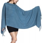 Extra Large Thick Soft Cashmere Wool Shawl Wraps for Women - PoilTreeWing Pashmina Scarf