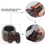 Foot Spa Bath Massager with Temperature Control, Motorized Rollers, Shower, Timer and LED Display for Foot Stress Relief FBD610