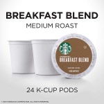 Starbucks Medium Roast K-Cup Coffee Pods — Variety Pack for Keurig Brewers — 1 box (96 pods)