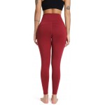 Olacia Yoga Pants with Pocket High Waisted Tummy Control Workout Leggings, Wi.