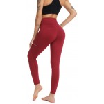 Olacia Yoga Pants with Pocket High Waisted Tummy Control Workout Leggings, Wi.