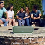 Bluetooth Speaker, DOSS SoundBox Pro+ Wireless Bluetooth Speaker with 24W Impressive Sound, Booming Bass, IPX5 Waterproof, 15Hrs Playtime, Wireless Stereo Pairing, Mixed Colors Lights, 66 FT - Black