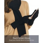 EURKEA Women’s Screen Touch 100% Cashmere Gloves with Gift Box for Winter