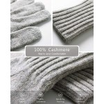 EURKEA Women’s 100% Pure Cashmere Scarf, Gloves, Beanie Hat Gift Box Set