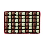 Fannie May Holiday Wrap Mint Meltaways, Milk Chocolate and Pastel Candy with a Mint Chocolate Center, Christmas Candy Gift Box, 1 Lb