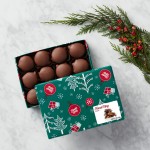 Fannie May Holiday Wrap Pixies, Milk Chocolate Covered Caramel with Pecans, Christmas Candy Gift Box, 1 Lb