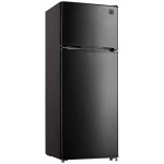 RCA RFR741-BLACK Apartment Size Large Compact Refrigerator, 7.5, Black