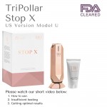 TRIPOLLAR STOP X - High RF Radio Frequency Facial Skin Tightening Machine, Wrinkle & Anti-Aging Device (US Version) - Professional Skin Lifting By Accelerating Natural Production Collagen