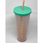 Starbucks Los Angeles 24 oz Venti Cold Cup Traveler Tumbler