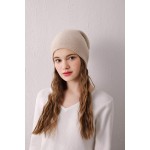 Aspen Double Layered 100% Cashmere Beanie High-Performance Cashmere Ski Beanie