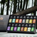 Lagunamoon Essential Oils Gift Set 16 x 10mL Essential Oils for Diffuser Humidifier Massage Aromatherapy Essential Oils - Lavender, Tea Tree, Lemon, Orange, Peppermint, Rosemary, Lemongrass