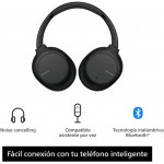 Sony Noise Cancelling Headphones WHCH710N: Wireless Bluetooth Over the Ear Headset with Mic for Phone-Call, Black